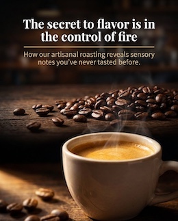 Coffee shop post generated by Trowt
